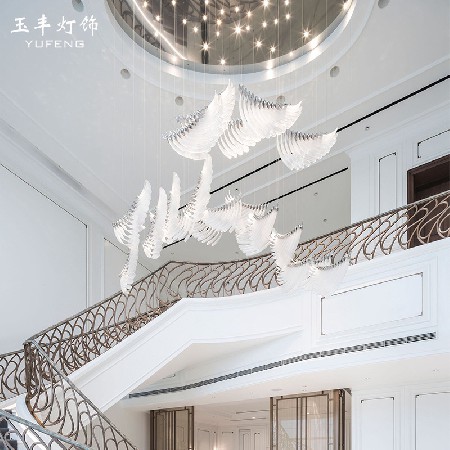 翅膀大吊燈